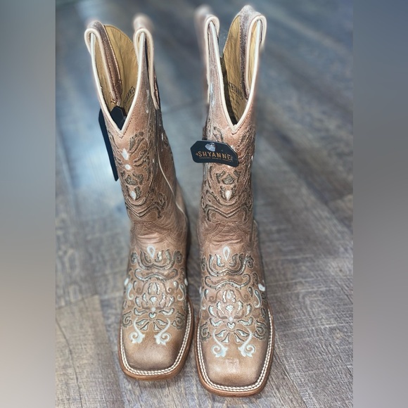 New Shayanne TPU 11 IN square toe Verbena western boot size 7B - Picture 9 of 10